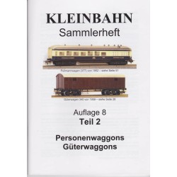 AKTION - Kleinbahn Sammlerheft Teil 2 - Auflage 8 - Personenwaggons, Güterwaggons AKTION - Kleinbahn Sammlerheft Teil 2 - Auflage 8 - Personenwaggons, Güterwaggons
